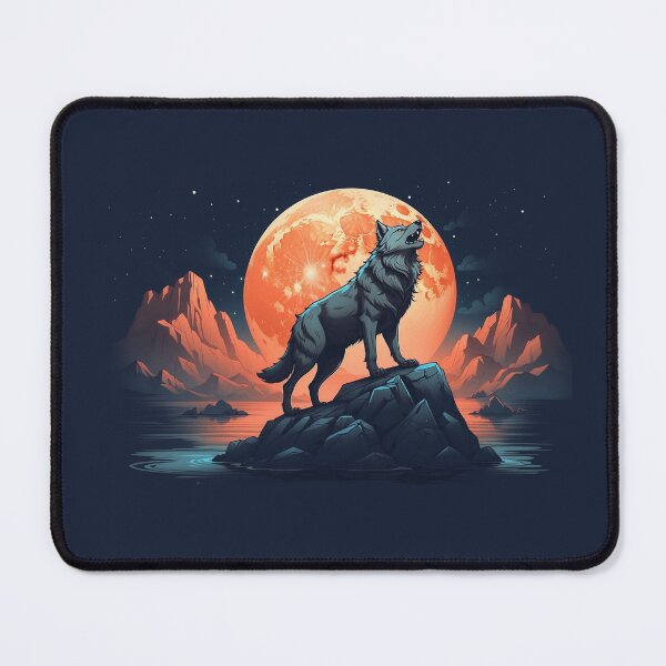 Item preview, Blood Moon Howl designed and sold by CoolWolfDesigns.