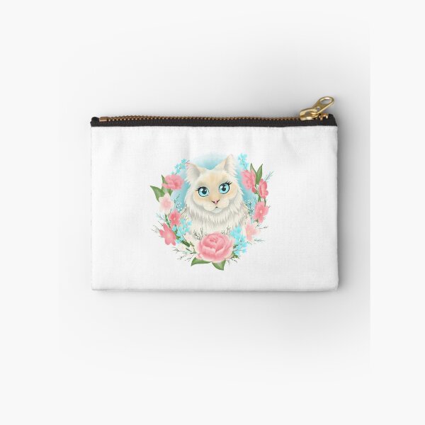 Item preview, Chrysanthamum the Cat in Flowers designed and sold by DaisySunDoodles.