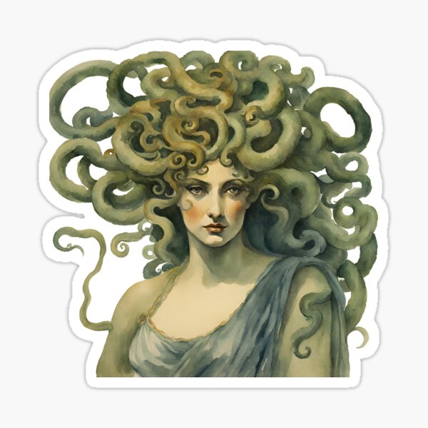 Vista previa del artículo con la obra «Diosa Medusa», diseñado y vendido por FantasyMama.