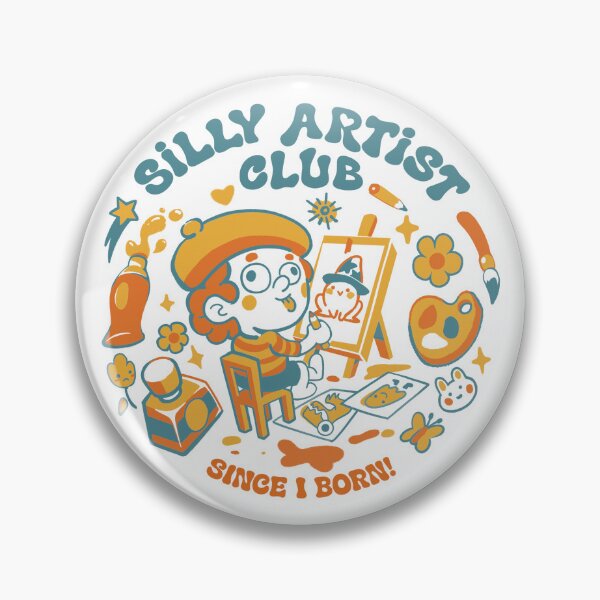 Item preview, Silly Artist Club designed and sold by Horta Studio.