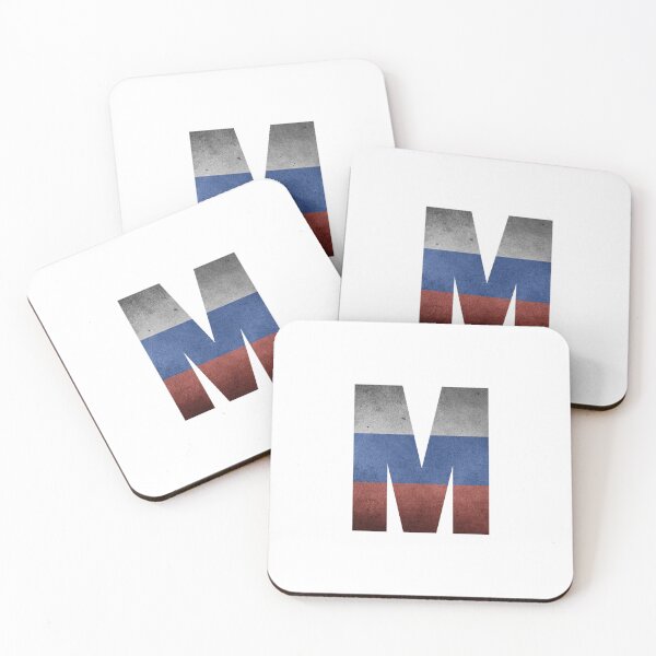 Item preview, Russia Letter Design M designed and sold by iNeedLetters.