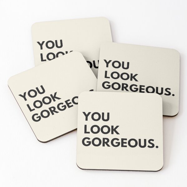 Item preview, You look gorgeous! Bathroom decor designed and sold by marni graphics.