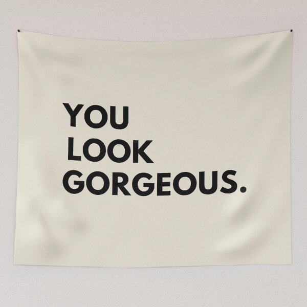 Item preview, You look gorgeous! Bathroom decor designed and sold by marni graphics.