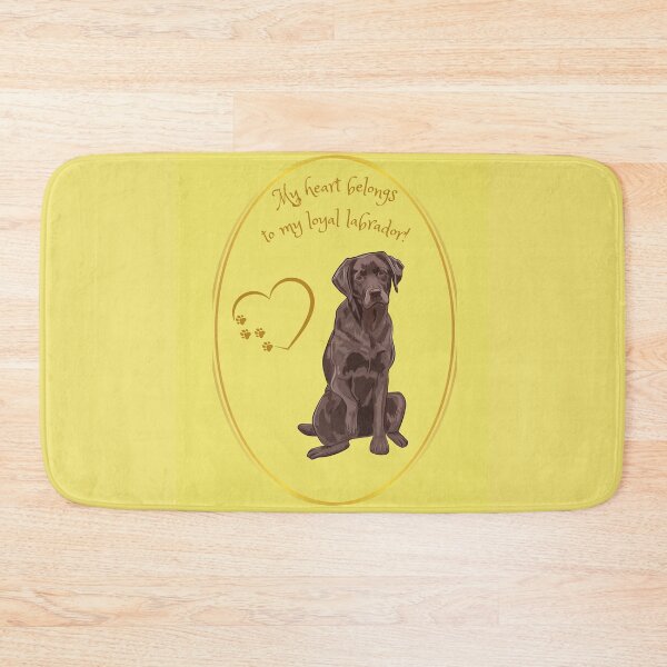 Item preview, My heart belongs to my loyal labrador! designed and sold by ZingZest.