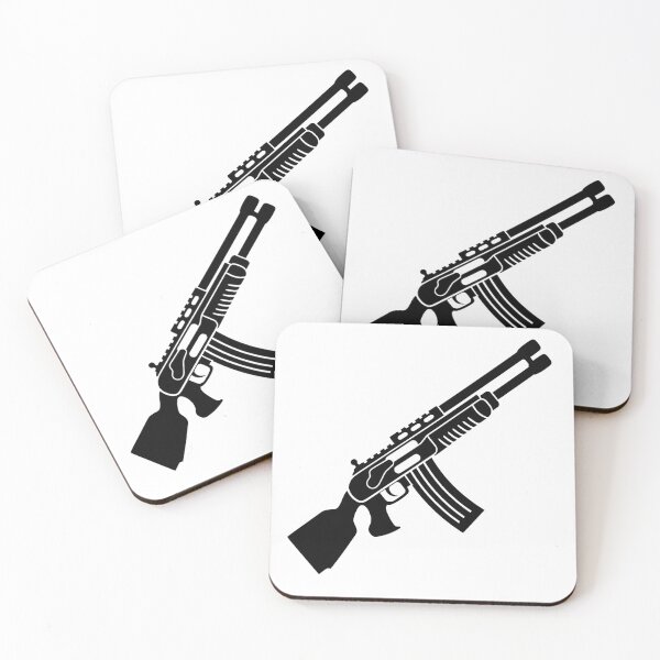 Item preview, Black and White Machine Gun designed and sold by Modern-Horizon.