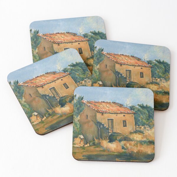Item preview, Paul Cézanne's Abandoned House near Aix-en-Provence (1885–1887) landscape painting designed and sold by Suzana Djordjevic.