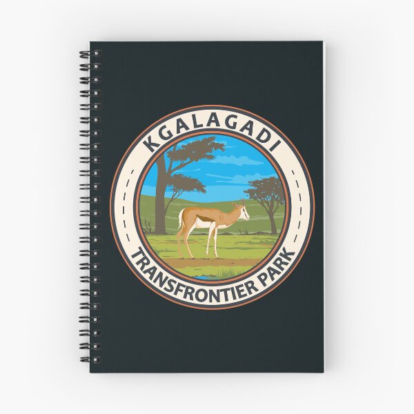 Item preview, Kgalagadi Transfrontier Park Travel Art Badge designed and sold by KrisSidDesigns.