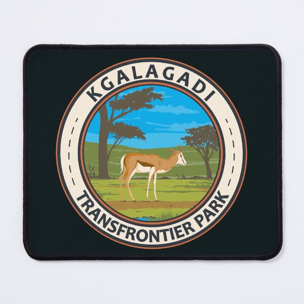 Item preview, Kgalagadi Transfrontier Park Travel Art Badge designed and sold by KrisSidDesigns.