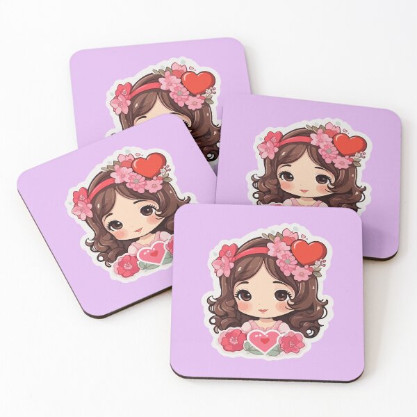 Item preview, Rosal girl in love designed and sold by StickerLab4.