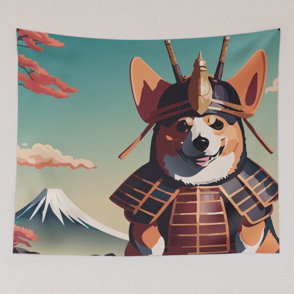 Item preview, Samurai Corgi designed and sold by Corgi-at-night.