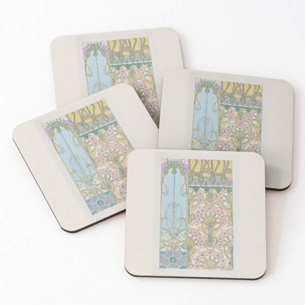 Item preview, Floral design 30, from Documents Décoratifs, by Alphonse Mucha. HIGH DEFINITION designed and sold by MINDTHECHERRY.
