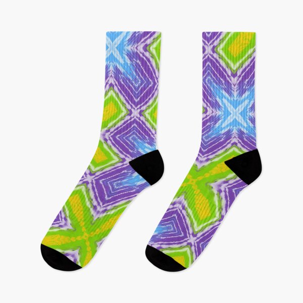 Item preview, The X Marks the Spot Purple Blue Green Abstracct designed and sold by Angelandspot.