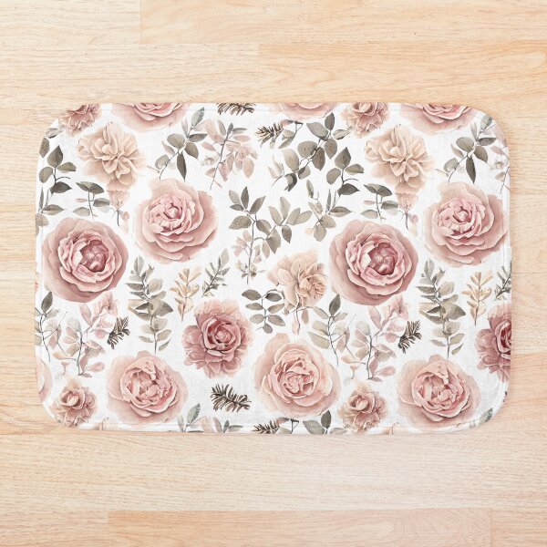 Item preview, Blush Botanical Flowers Cream Beige Taupe designed and sold by TuckerLogan.