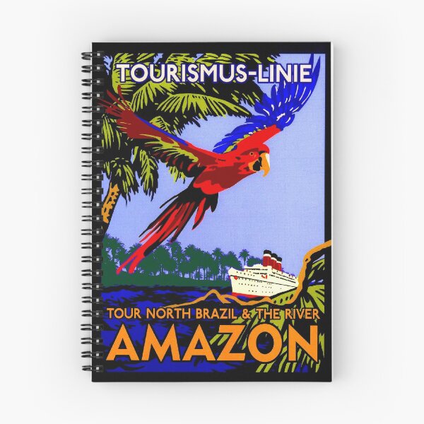 Item preview, BRAZIL : Amazon Vintage Tourism Advertising Print designed and sold by posterbobs.