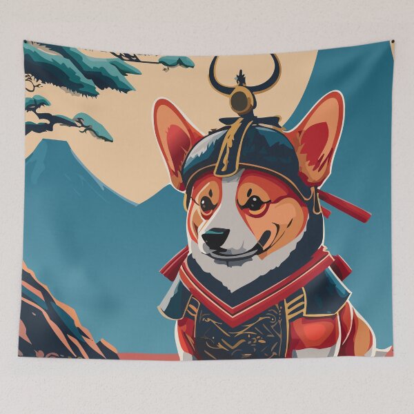 Item preview, Warrior Corgi designed and sold by Corgi-at-night.