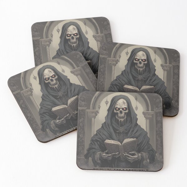 Item preview, Surrealism Evil Death Dead Gothic Metal skeleton designed and sold by Nightbringeart.