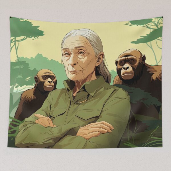 Item preview, Jane Goodall | Hip Hop style designed and sold by ComicsFactory.