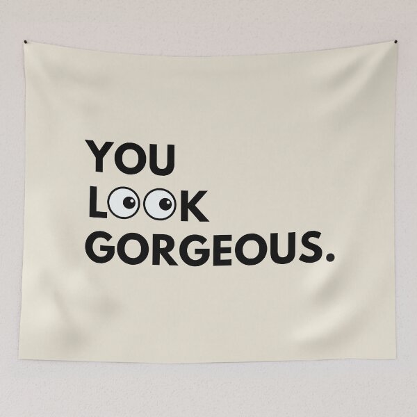 Item preview, You look gorgeous! Bathroom decor designed and sold by marni graphics.