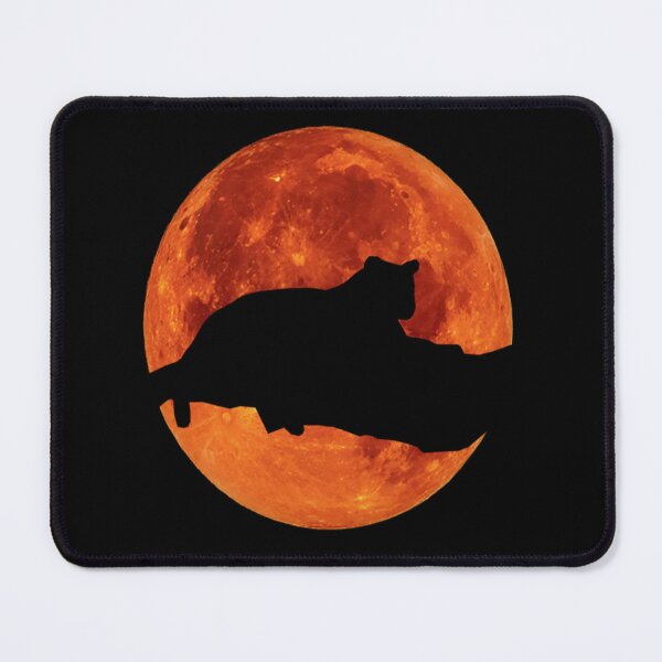 Item preview, cat & moon designed and sold by FilicShop.