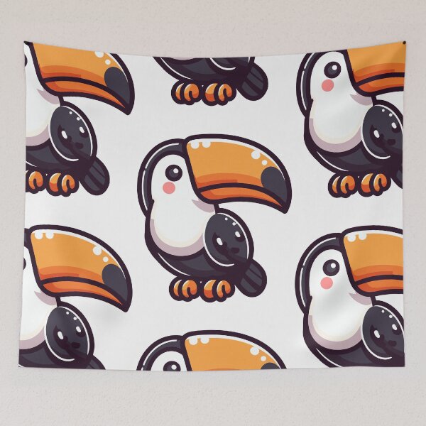 Item preview, Jungle Explorer Toucan designed and sold by ArtfulWeave.