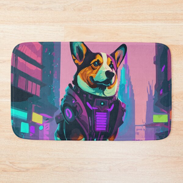 Item preview, Cyberpunk Corgi designed and sold by Corgi-at-night.