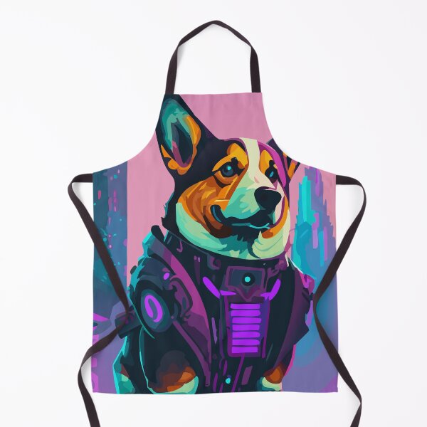 Item preview, Cyberpunk Corgi designed and sold by Corgi-at-night.