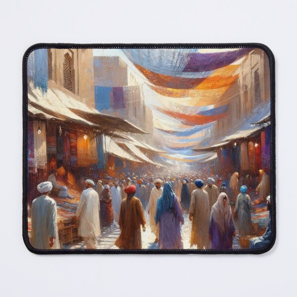 Item preview, Bursts of Color: Market Under Veils designed and sold by UrbainEcho.