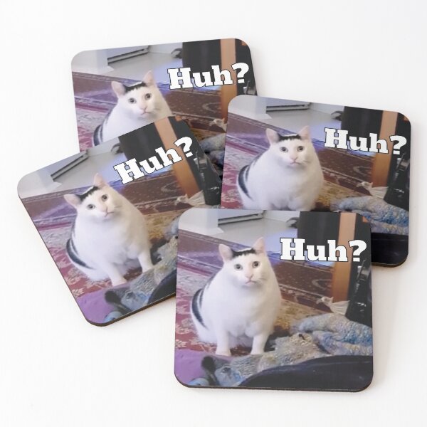 Item preview, Huh Cat Meme designed and sold by FloraPlantTees.