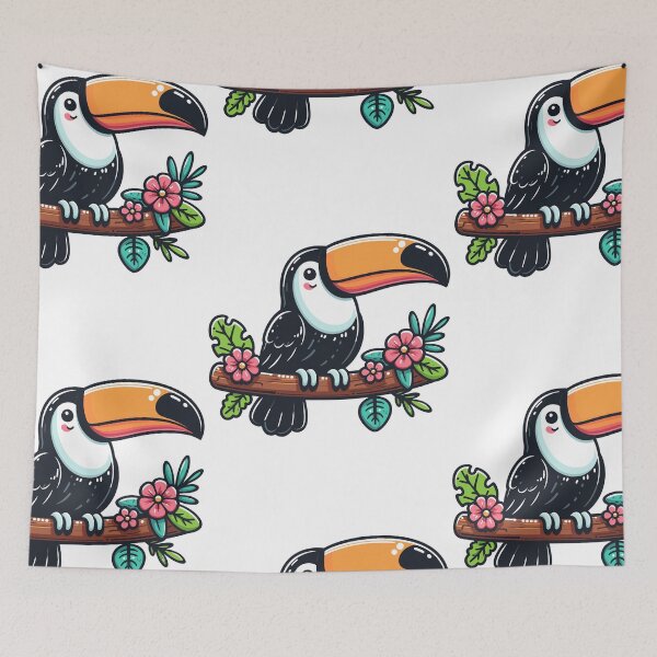 Item preview, Colorful Toucan Beauty designed and sold by ArtfulWeave.