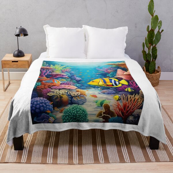 Item preview, Life On a Gorgeous Coral Reef designed and sold by stainedglass101.