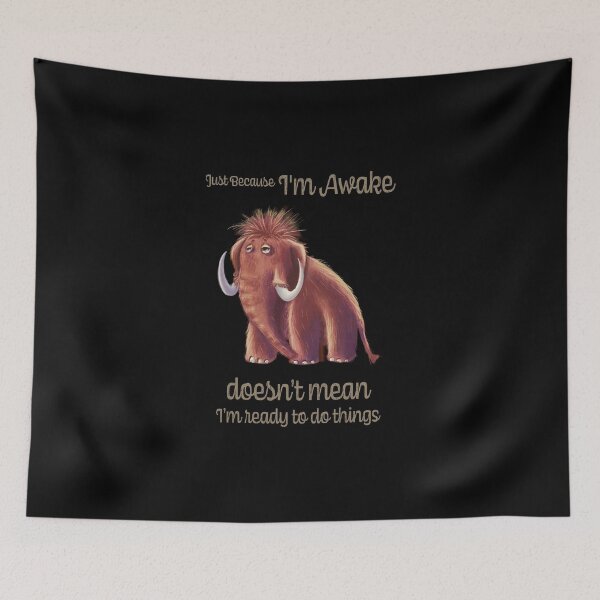 Item preview, Just Because I'm Awake Funny Animals  designed and sold by PavoPlumaA.