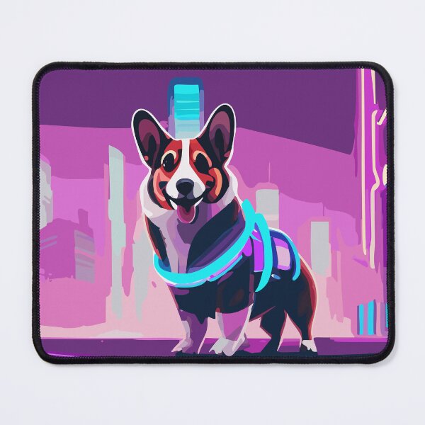 Item preview, Night Neon Corgi designed and sold by Corgi-at-night.
