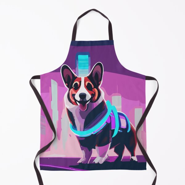 Item preview, Night Neon Corgi designed and sold by Corgi-at-night.