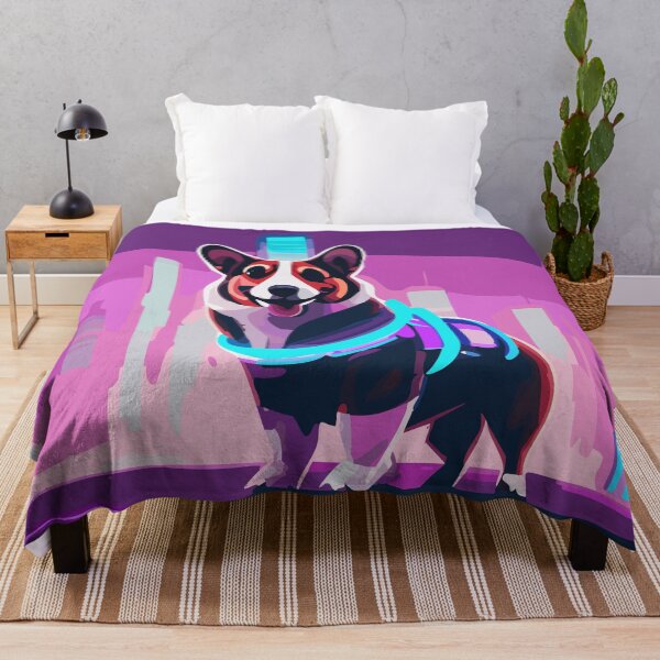 Item preview, Night Neon Corgi designed and sold by Corgi-at-night.