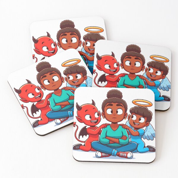 Item preview, Devil and angel designed and sold by dadaserhat.