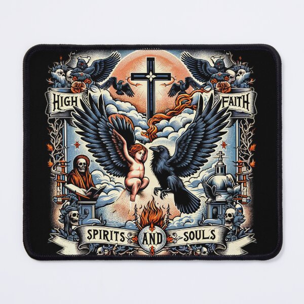 Item preview, Heaven's Rebels: Cherubs & Crows - Edgy Chicano Art designed and sold by TriarArt.