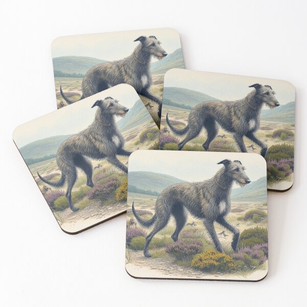 Item preview, Deerhound in the Highlands designed and sold by aghnadarragh.