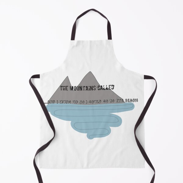Item preview, "The Mountains Called, and I hung up so I could Go To The Beach" designed and sold by Abby Art Studio.