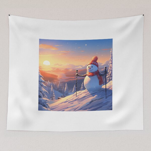 Item preview, Winter Sunset Skiing Adventure designed and sold by Shirtastically.