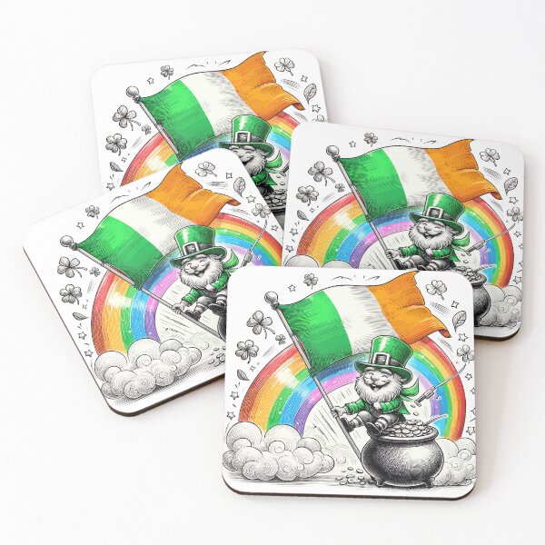 Item preview, Pot of Gold at End of Rainbow Irish designed and sold by Top-Bot.