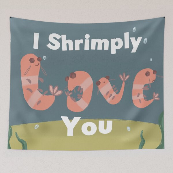 Item preview, I Shrimply Love You! designed and sold by wowzanator.