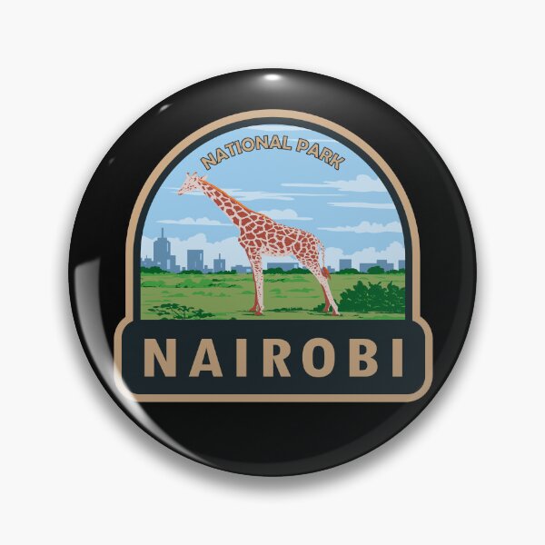Item preview, Nairobi National Park Giraffe Travel Art designed and sold by KrisSidDesigns.