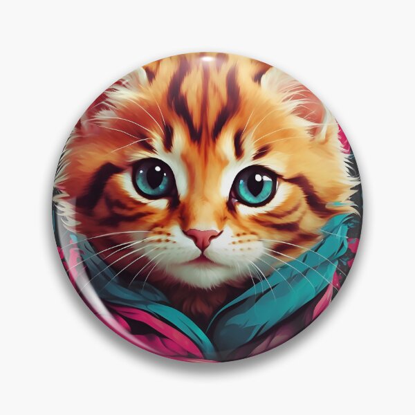 Item preview, Colorful cute cat designed and sold by UrbanZ Style.
