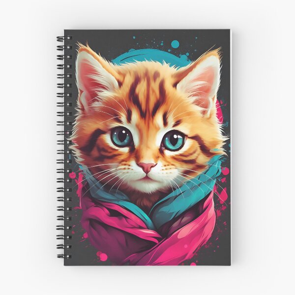 Item preview, Colorful cute cat designed and sold by UrbanZ Style.