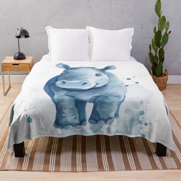 Item preview, Hippo Watercolor designed and sold by Brendon987.