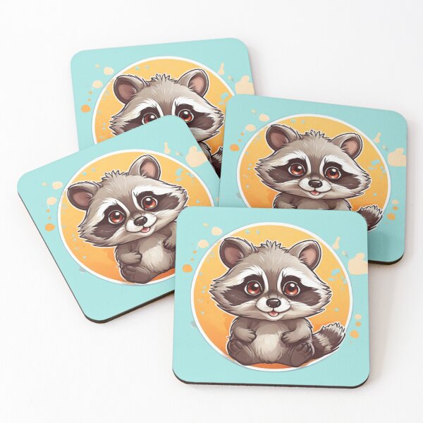 Item preview, Kawaii Racoon designed and sold by BeagleDesigns.
