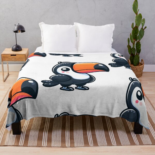 Item preview, Playful Toucan Cartoon designed and sold by ArtfulWeave.