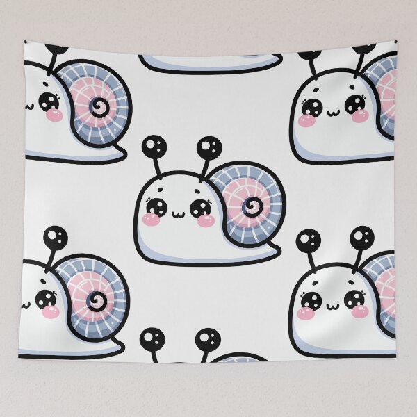 Item preview, Playful Snail Cartoon designed and sold by ArtfulWeave.