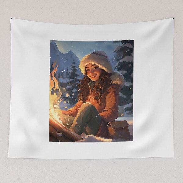 Item preview, Winter Bliss: Snowflakes and Fireplace designed and sold by Shirtastically.