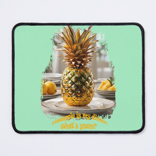 Item preview, Pineapple dinner. AI generated image  designed and sold by Khala.